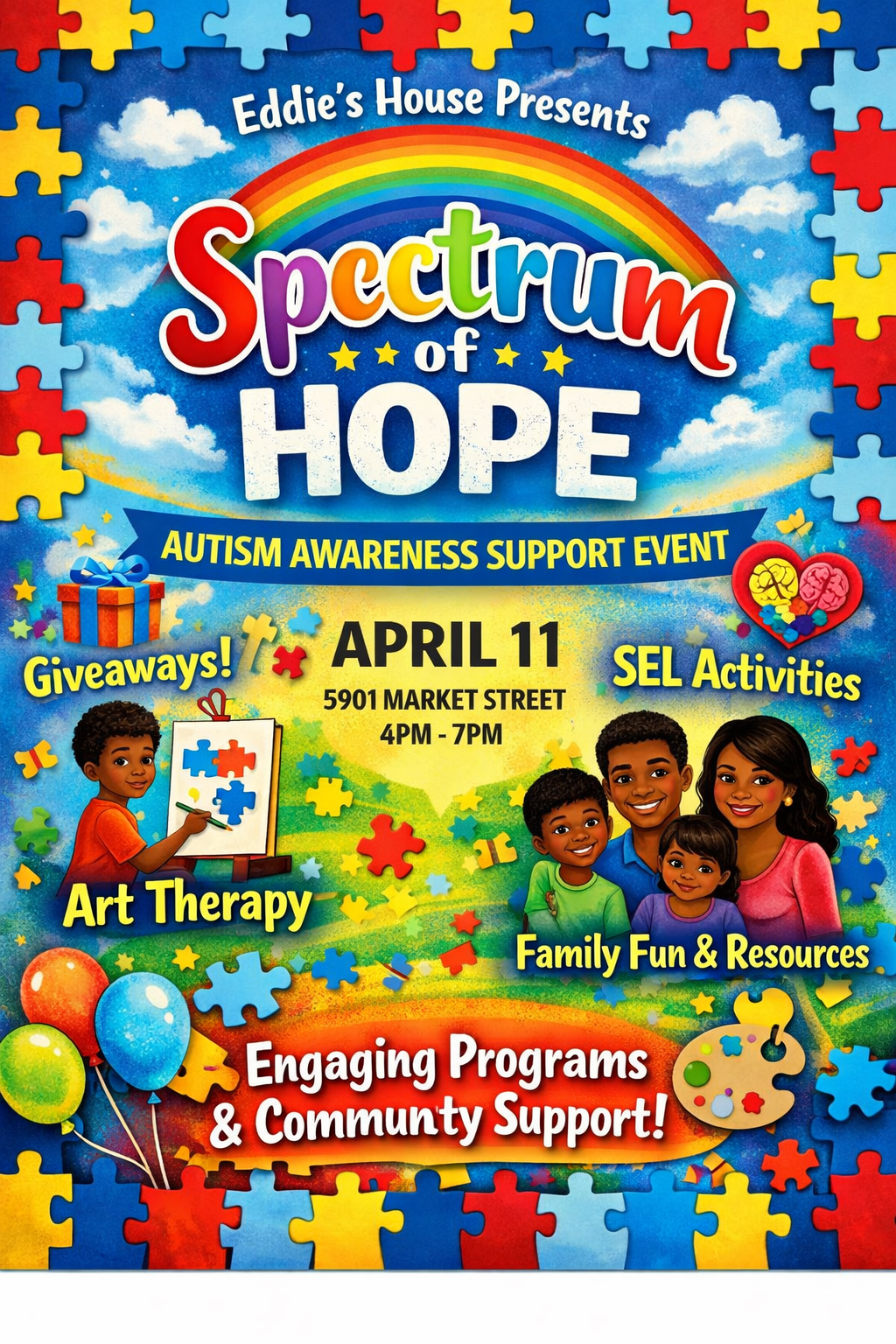 Eddie's House is hosting a Food Give-away 